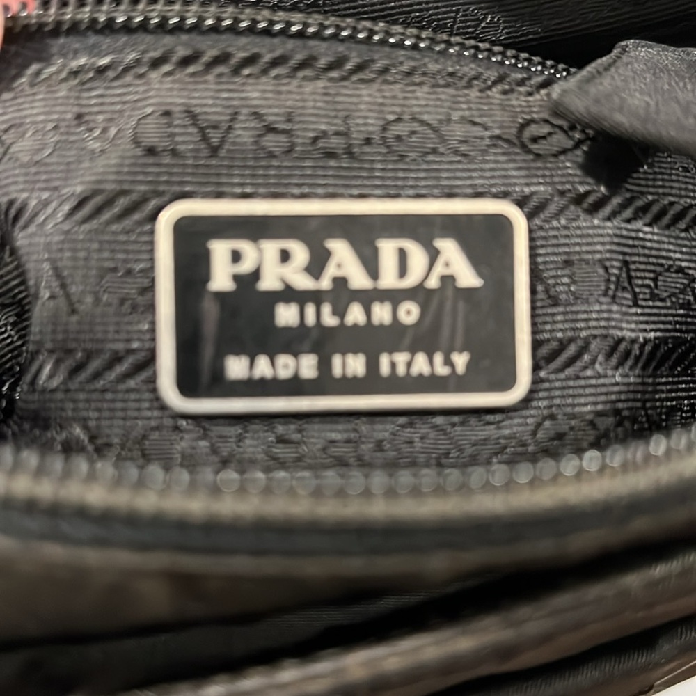 Prada Metropoli Vintage Black Nylon Tote with Auth Card EUC - Picture 17 of 17